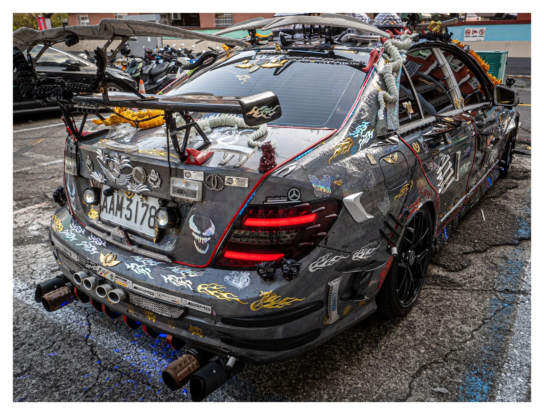 Day 187/365 The Maximalist Chariot: A Study in Urban Excess