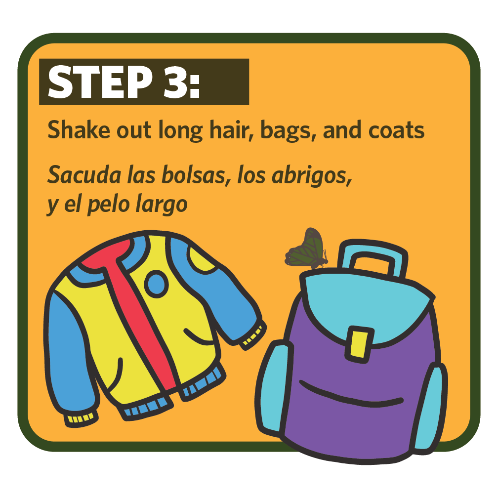 Artwork for vinyl sticker placed in exit vestibule