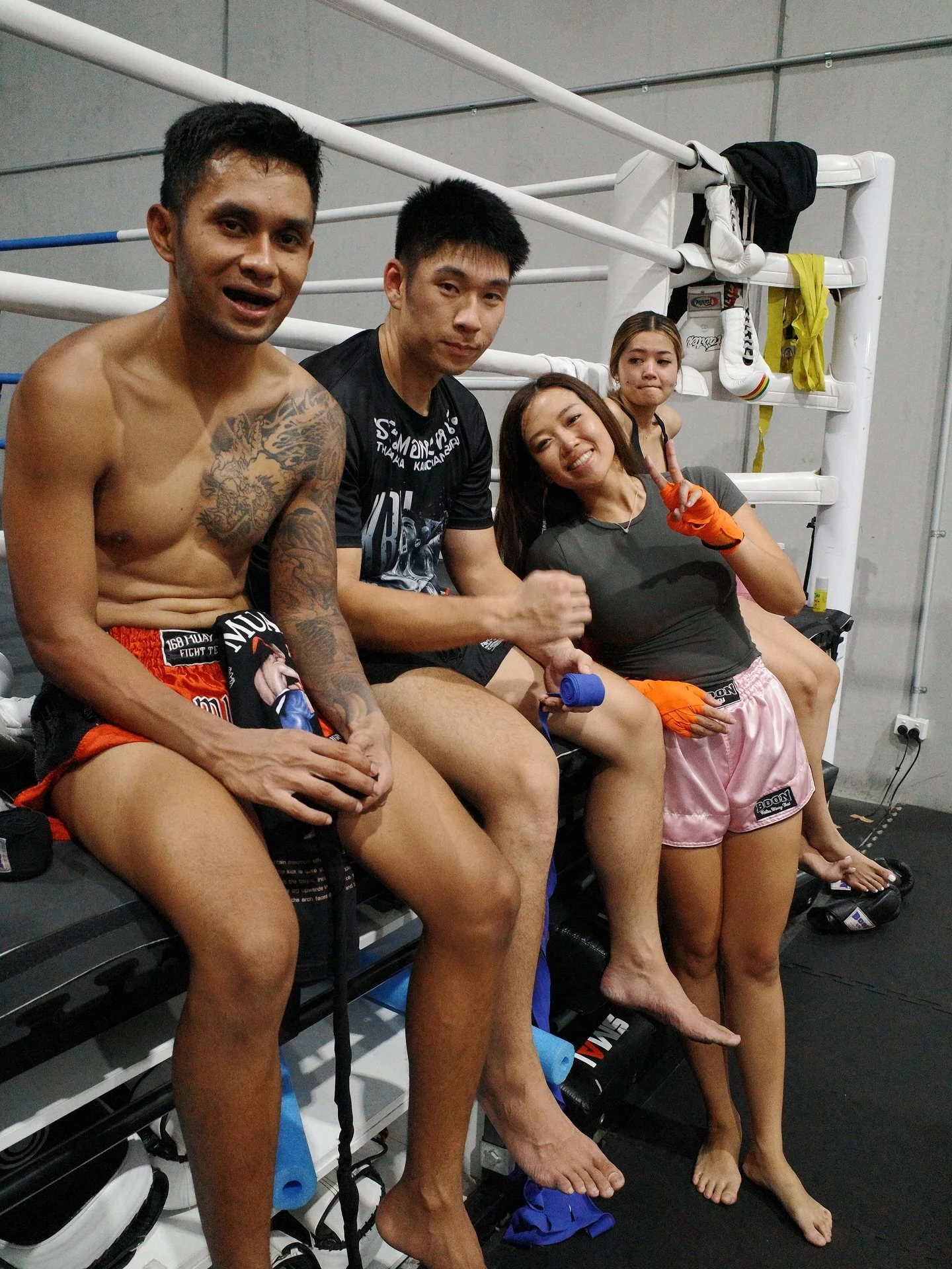 Some of the best people and coaches you’ll ever meet here at @168.muaythai ❤️ DM us to book in a 2-week trial today.
#168Muaythai #Muaythai