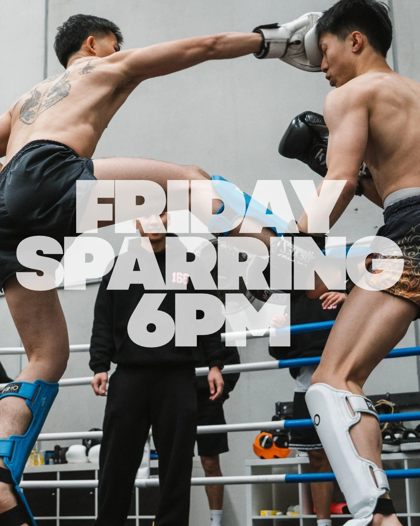 All members are welcomed to our open sparring sessions every Friday from 6 pm to 7 pm, including all levels. It&rsquo;s a great way to put yourself to the test after a busy week of classes. Join our rounds and sharpen your game alongside our fighters