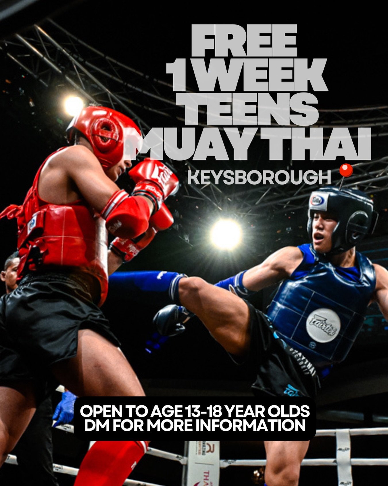 FREE TRIAL OFFER EXTENDED for TEENS ONLY. Do you know anyone wanting to start Muay Thai?

Now&rsquo;s the time. 🥊

Build confidence.
Learn real skills.
Train with discipline.

DM for more information. Limited offer only. 

#168Muaythai #Muaythai