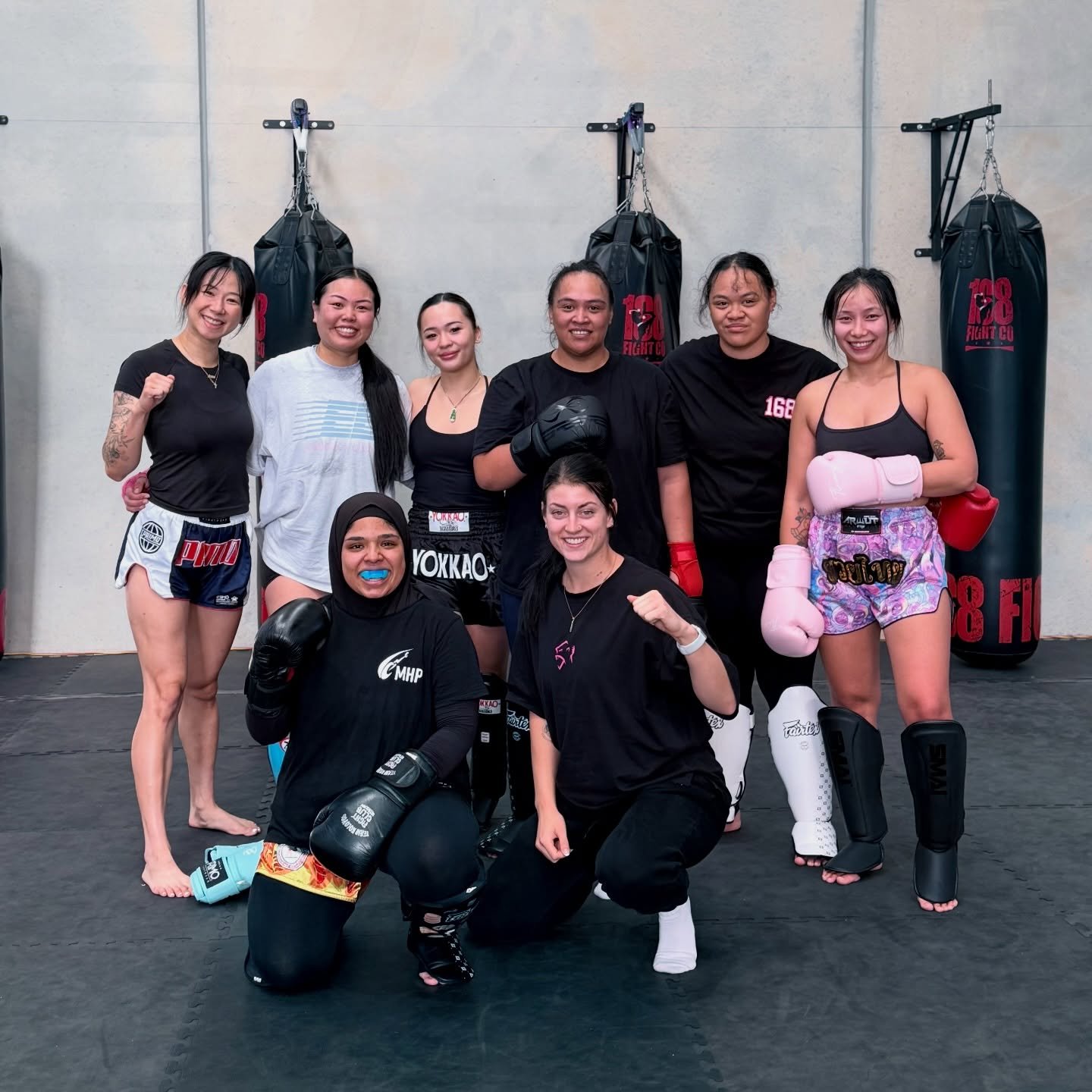 WOMENS MUAY THAI class every Friday at 7am. Join our women&rsquo;s class and level up in a fun and comfortable environment with all our might women - all levels welcomed 🥊 

#168Muaythai #Muaythai