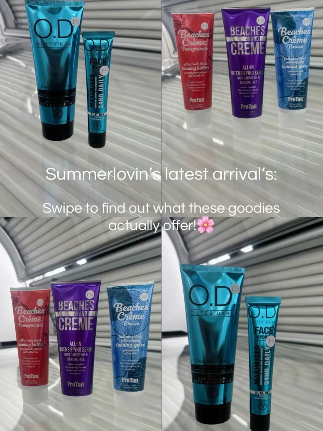 We hope you&rsquo;re as excited as we are!! 🌴✨

Our NEW sunbed creams have arrived 😍

Remember, cream is ESSENTIAL for getting the best results from your tanning session. Without cream, you could waste up to 5 minutes of your sunbed time! ☀️

Not s
