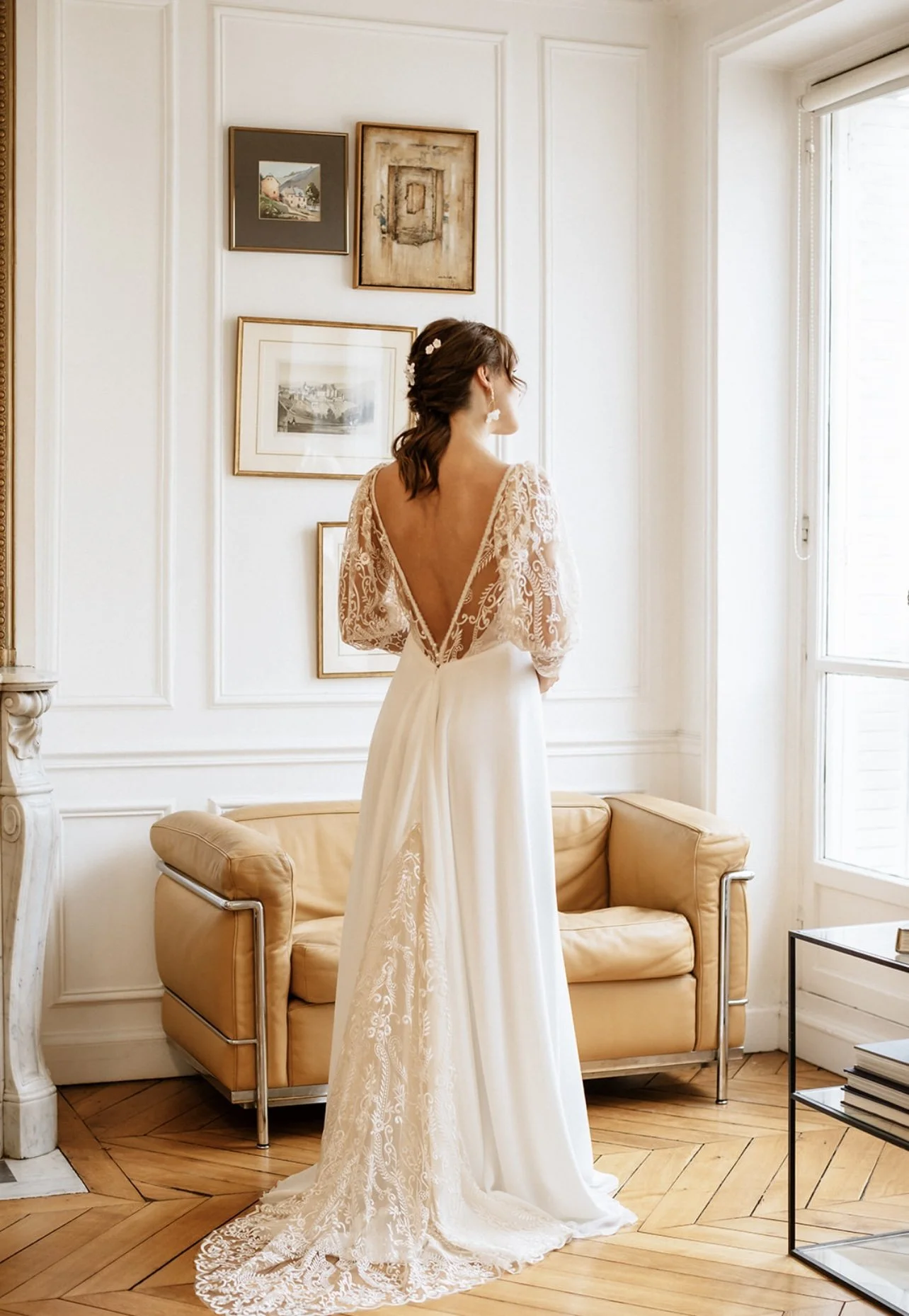 Dos nu robe de mariée Héloïse Elsa Gary