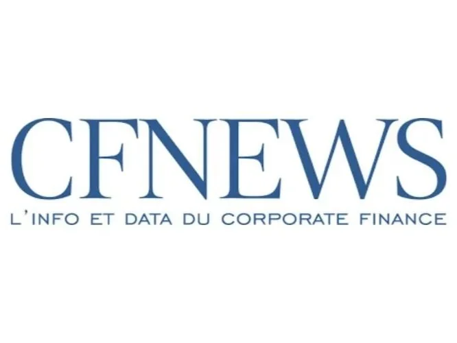 Logo de CNEWS avec le slogan 'L'INFO ET DATA DU CORPORATE FINANCE'.