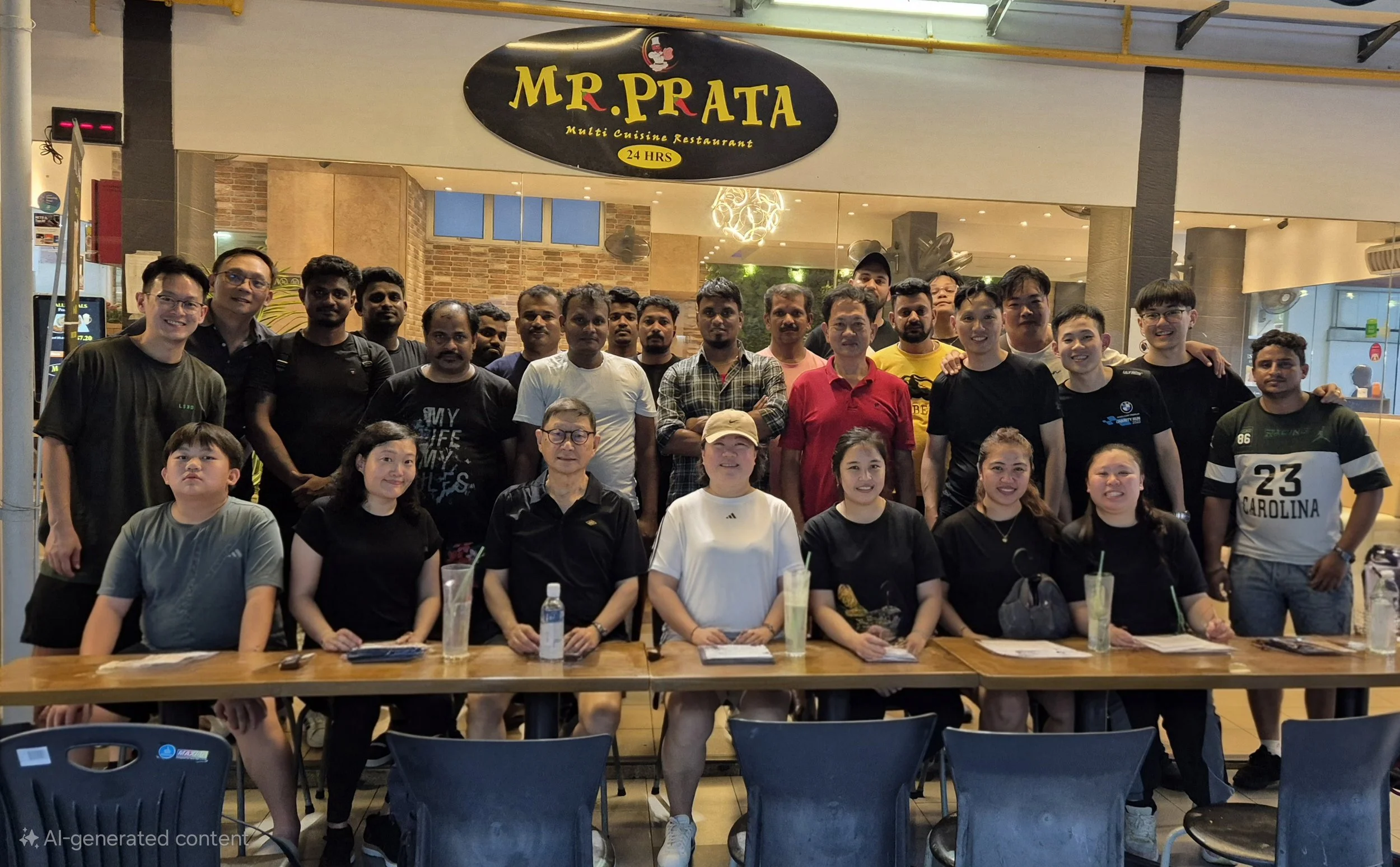 Team Dinner at Mr Prata