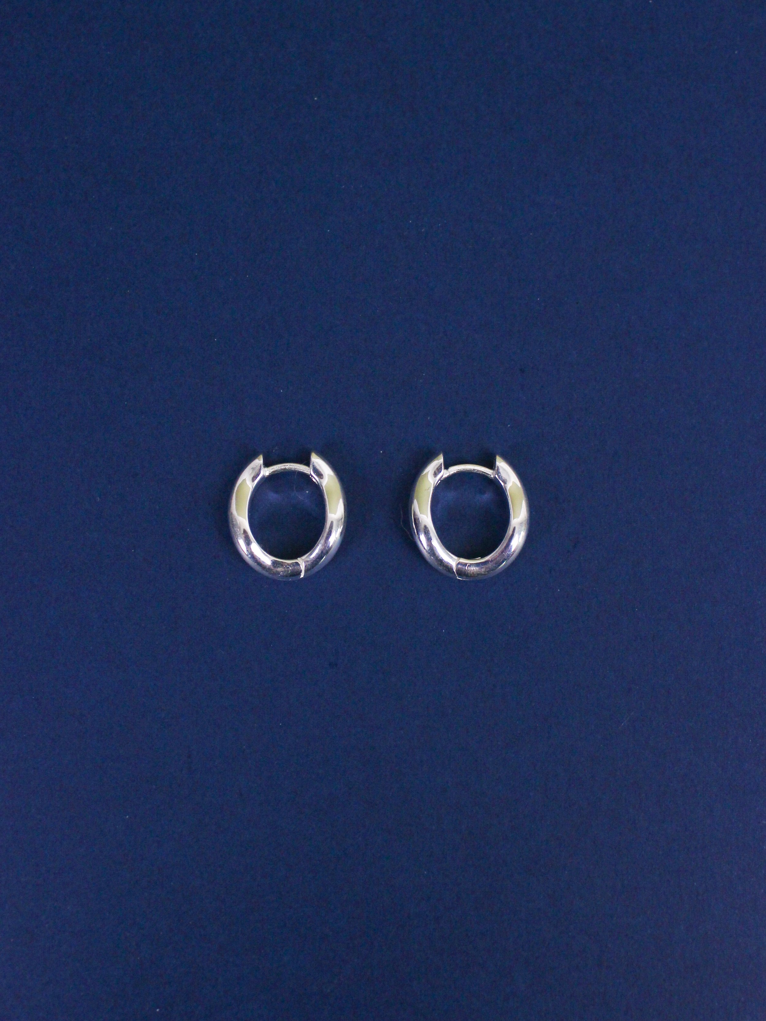 Rowan Hoops in Sterling Silver