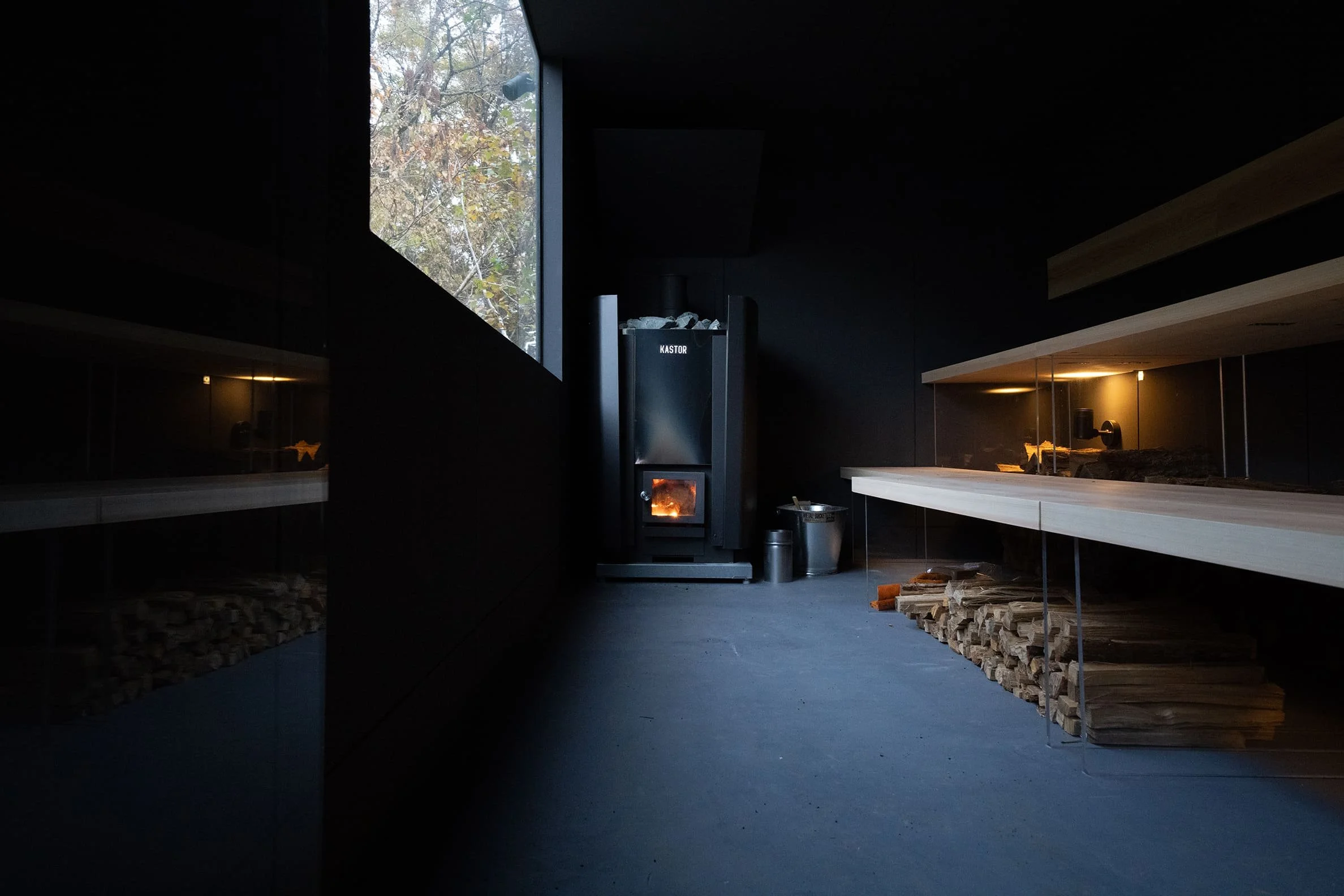 サウナイン棟のサウナ