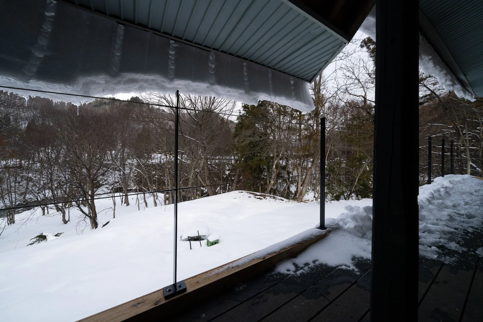 【冬：白河】極上の雪見サウナと、温泉水風呂