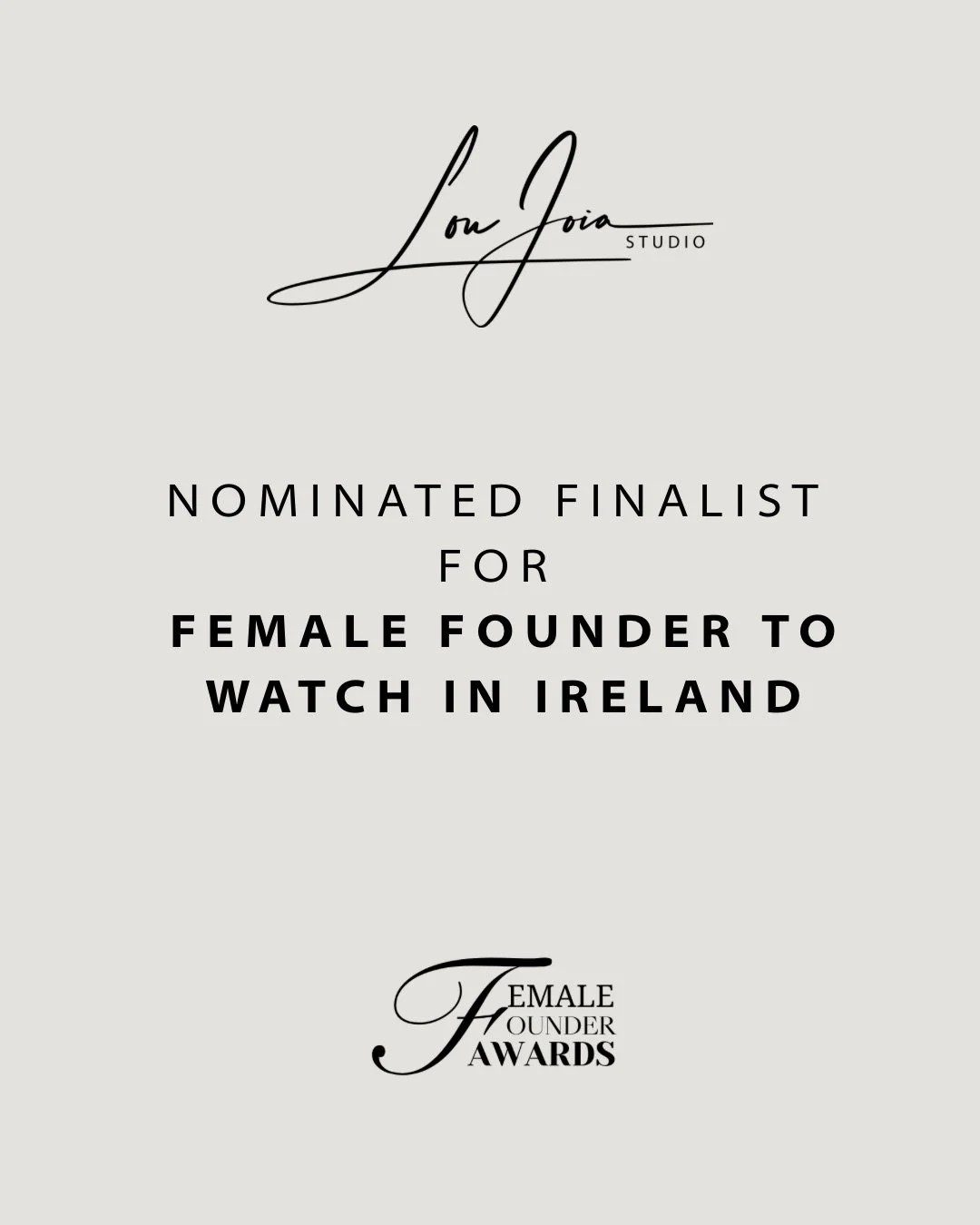 I&rsquo;m deeply honored to be named a finalist for the Female Founder to Watch in Ireland award.

Tomorrow evening, I&rsquo;ll be attending the awards ceremony and have the opportunity to meet inspiring founders and leaders from a wide range of indu