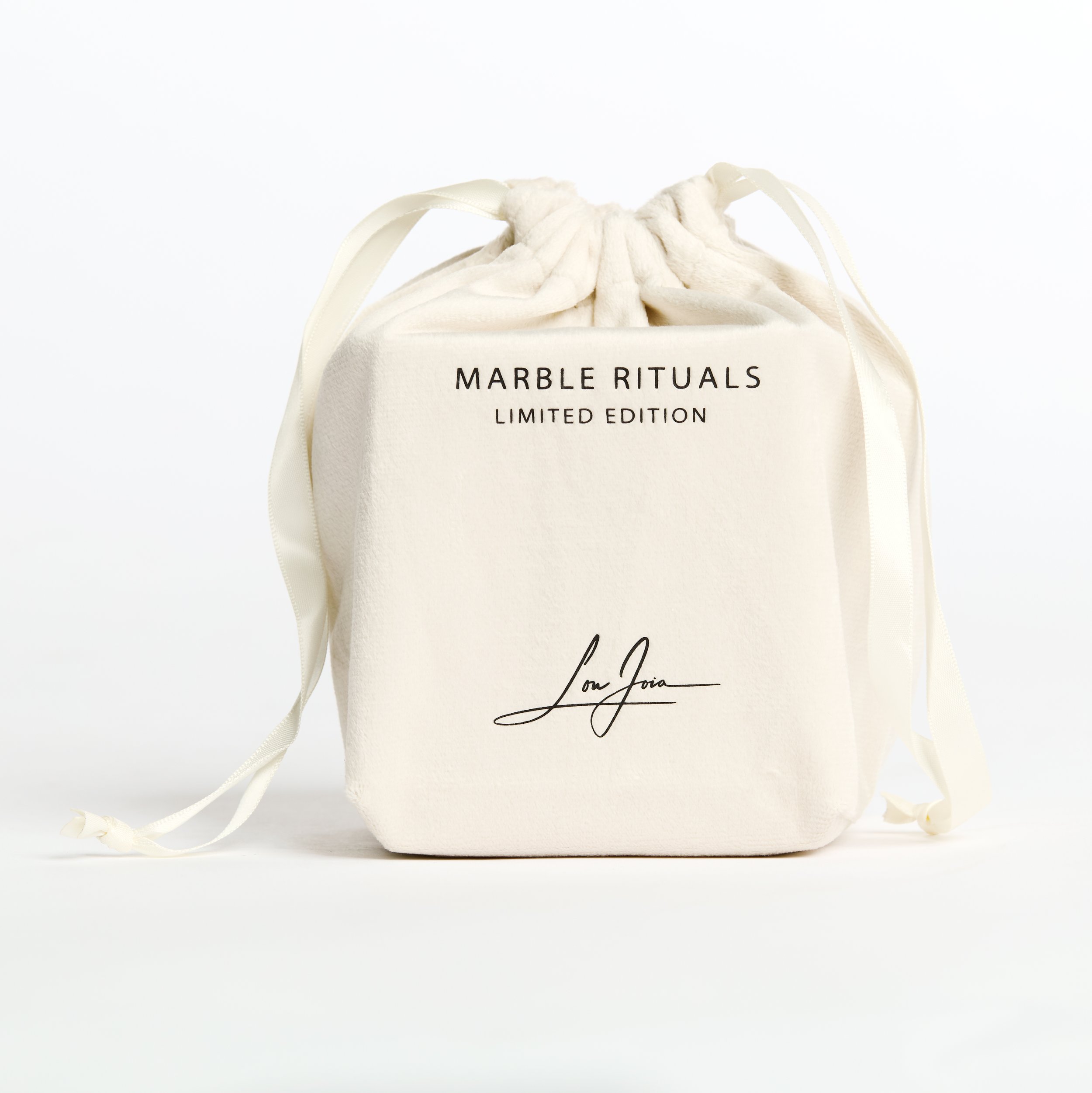 The Lou Joia White Velvet Pouch.jpeg