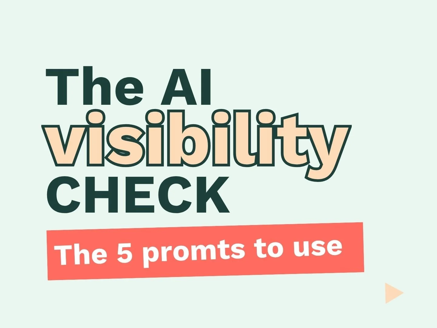 The AI Visibility Check
