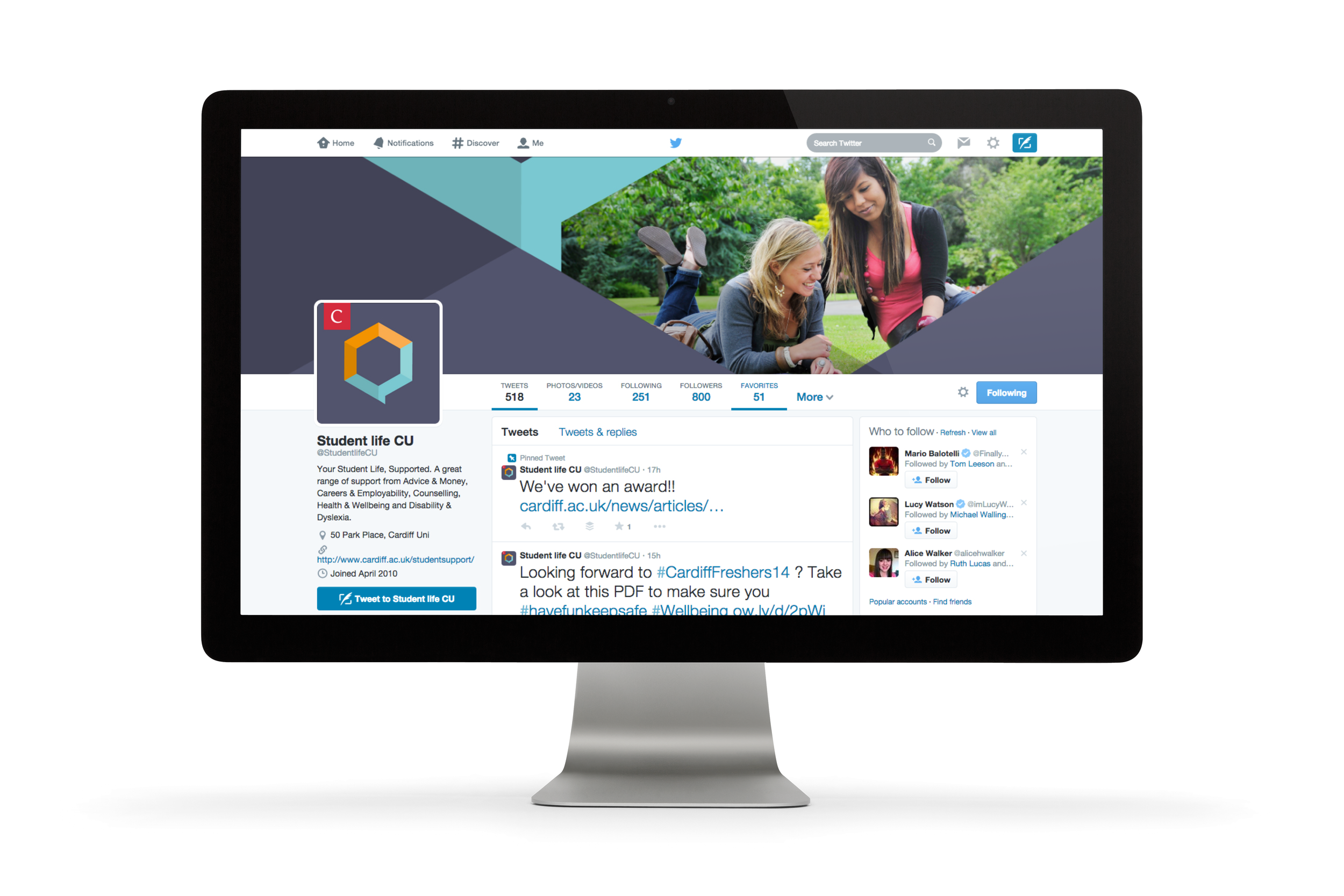 Cardiff University > Student Support Service Identity