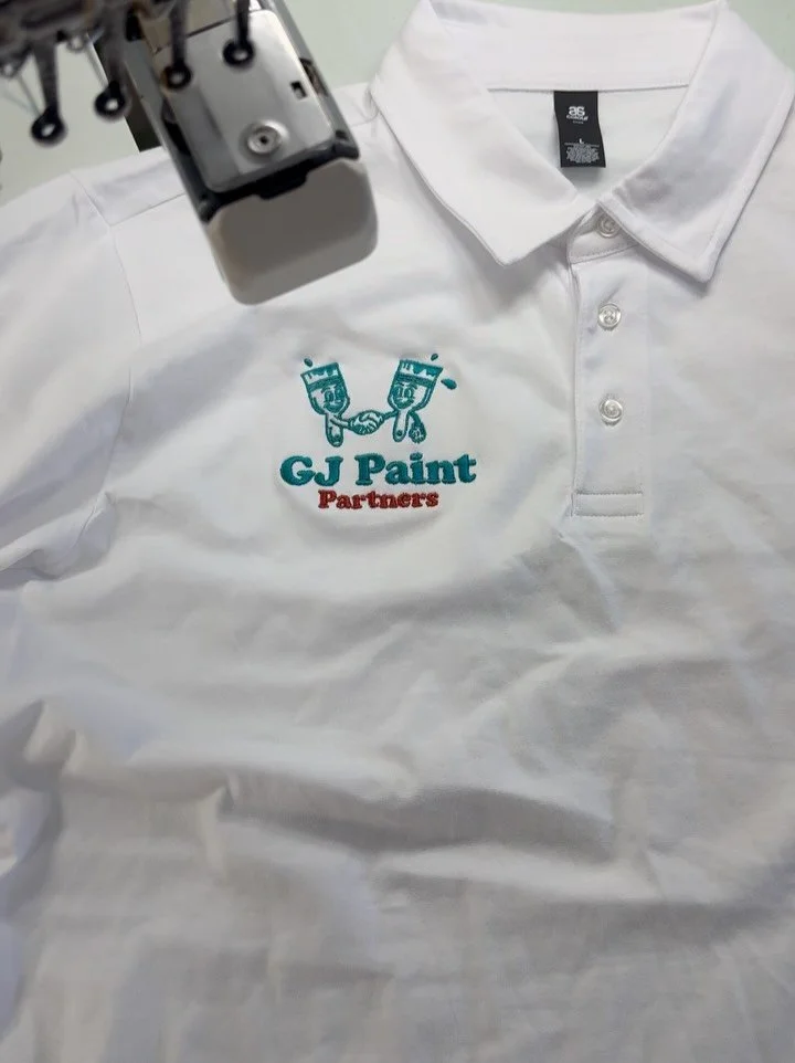Fresh new embroidered uniforms for @gjpaintpartners 🫟 @ascolour 
#ascolourprinting #printeduniformssydney #embroiderysydney