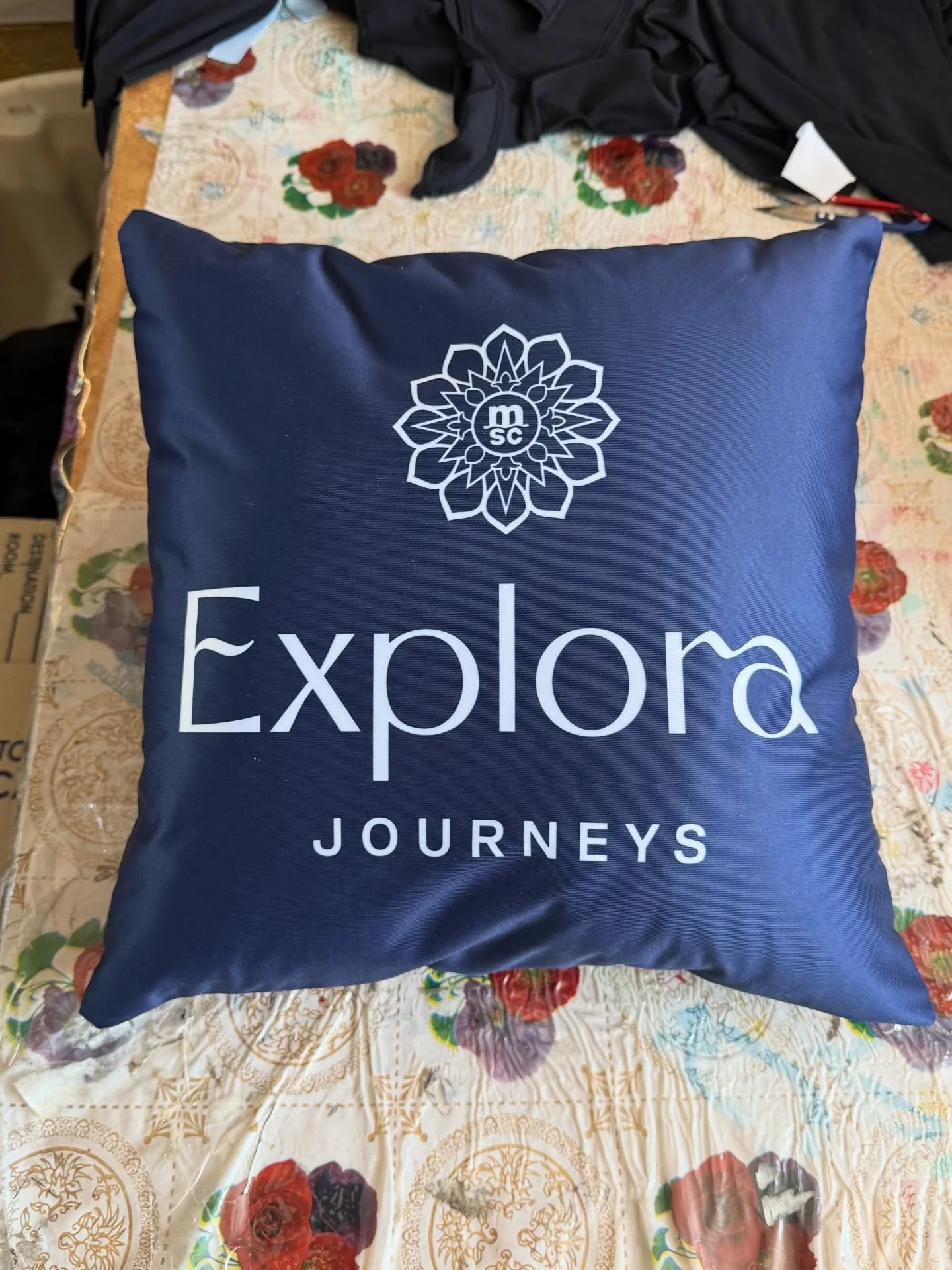 Custom cushions + drink coasters for Explora 🛥️ #customcushions #drinkcoasters #promotionalproductssydney