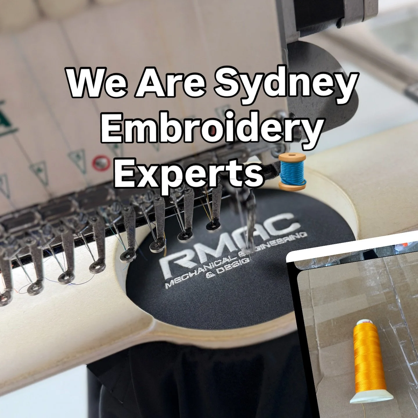 Need custom embroidery in Sydney? We&rsquo;ve got you covered 🥂 #embroiderysydney #customembroidery #sydneyuniforms