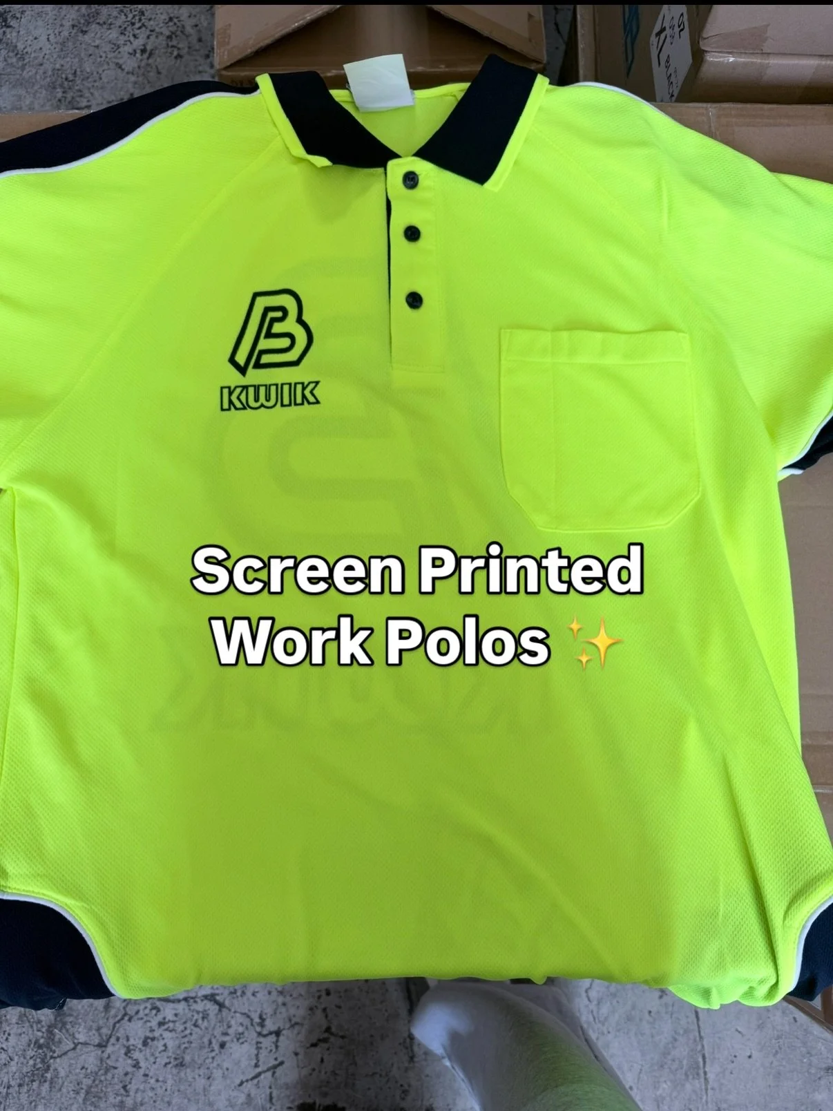 Check out these custom screen printed work polos ☀️ #workuniformsydney #customuniforms #printeduniformssydney