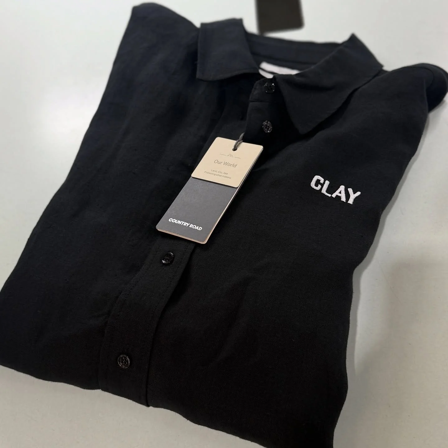 Custom embroidered shirts for Clay Video ✨ #bringyourown #bringyourownclothes #embroideryshopsydney