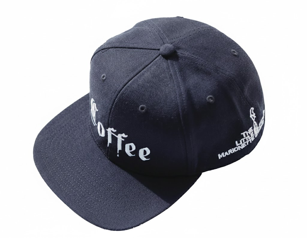 Custom Caps Embroidered for The Little Marionette: Coffee Roasters & Wholesale Coffee 
