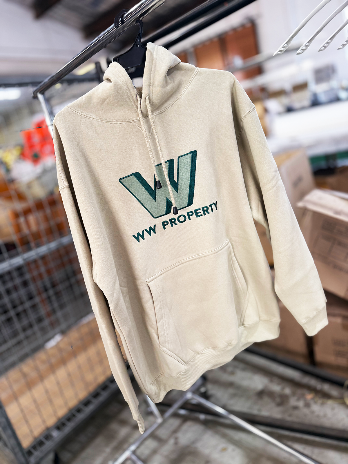 custom embroidery onto hoodies