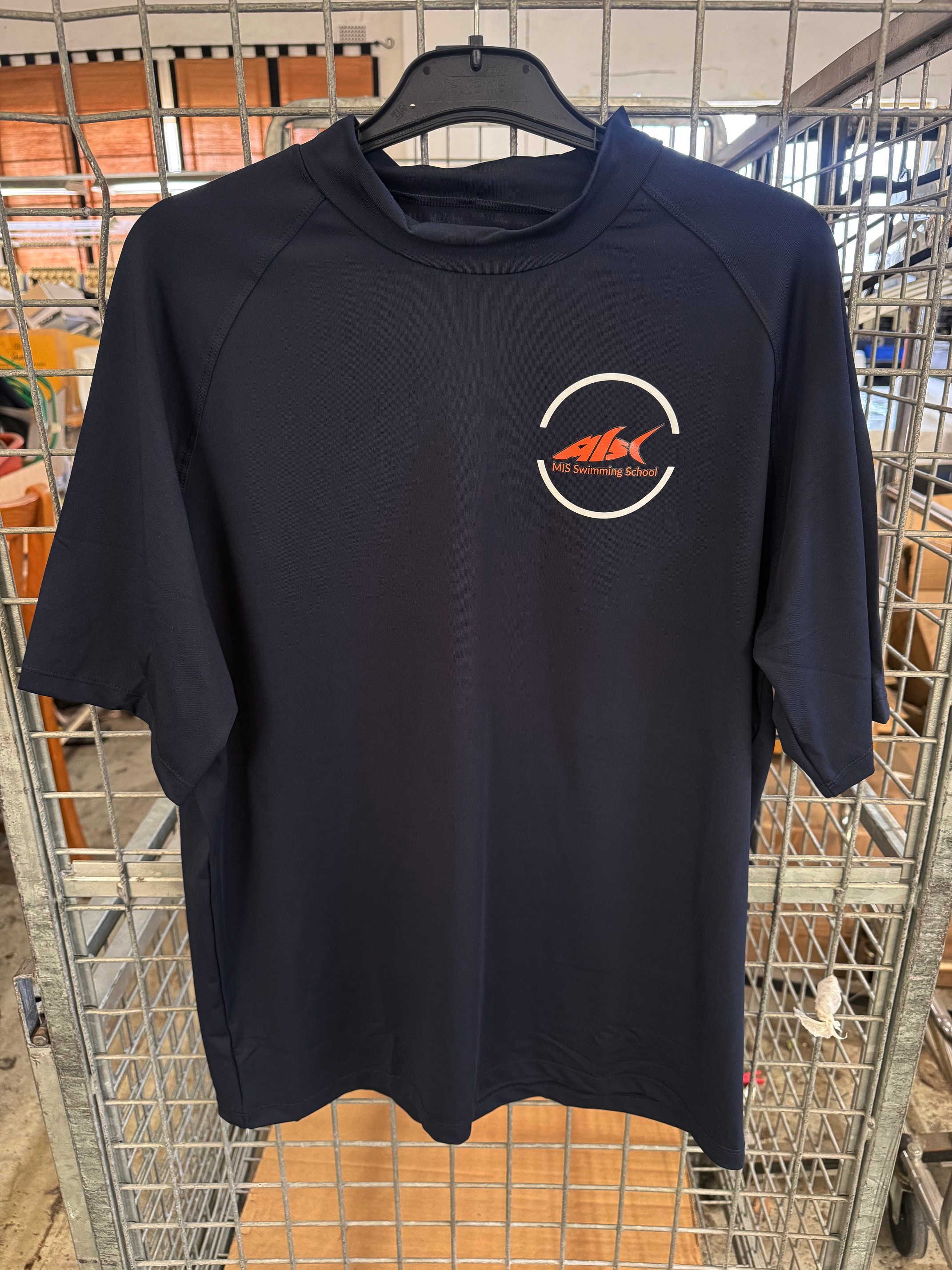 swimming school rash shirts - custom logo print