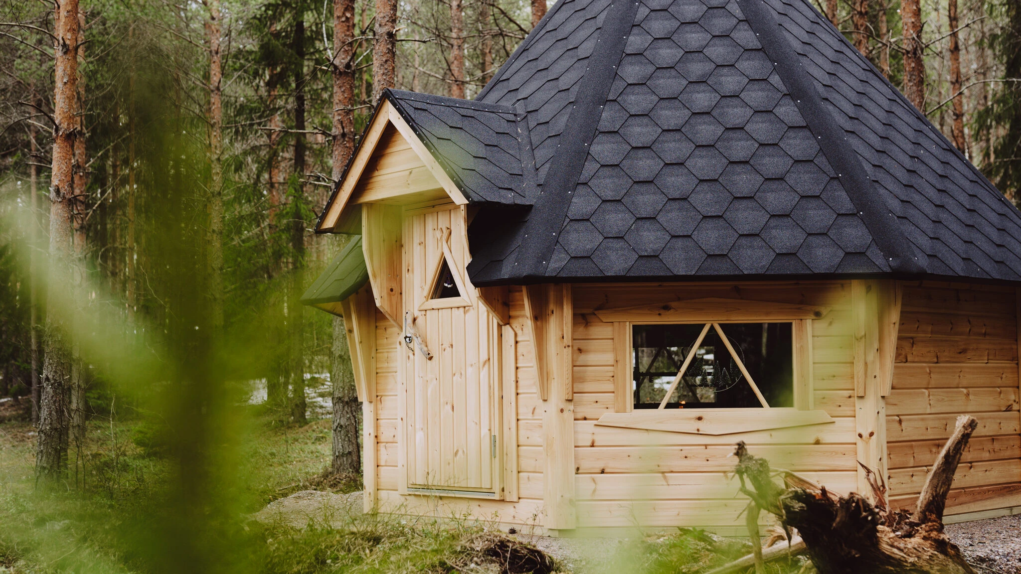 Metsänautin kota Tuusulassa