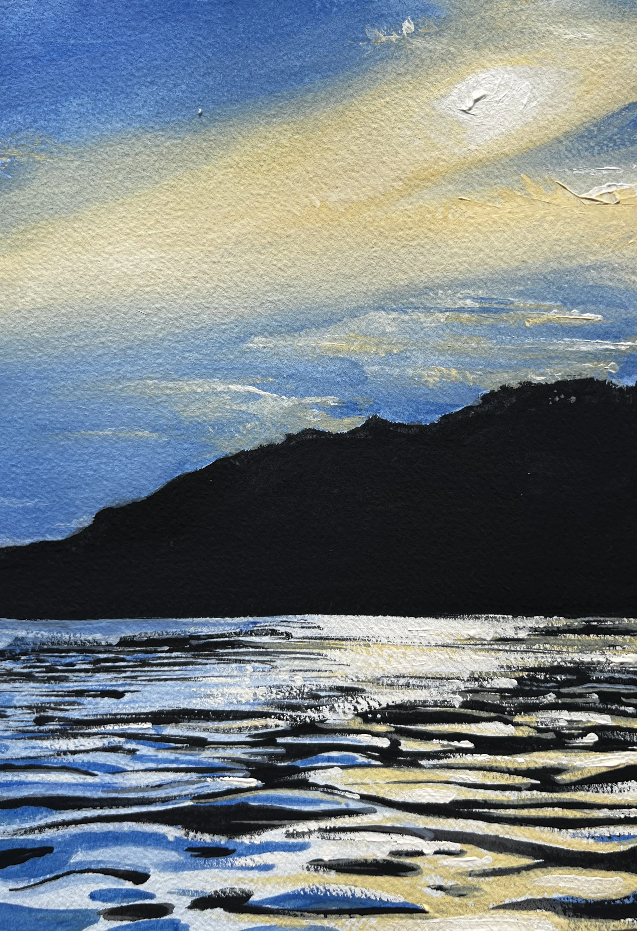 Sunset over Gillan Creek