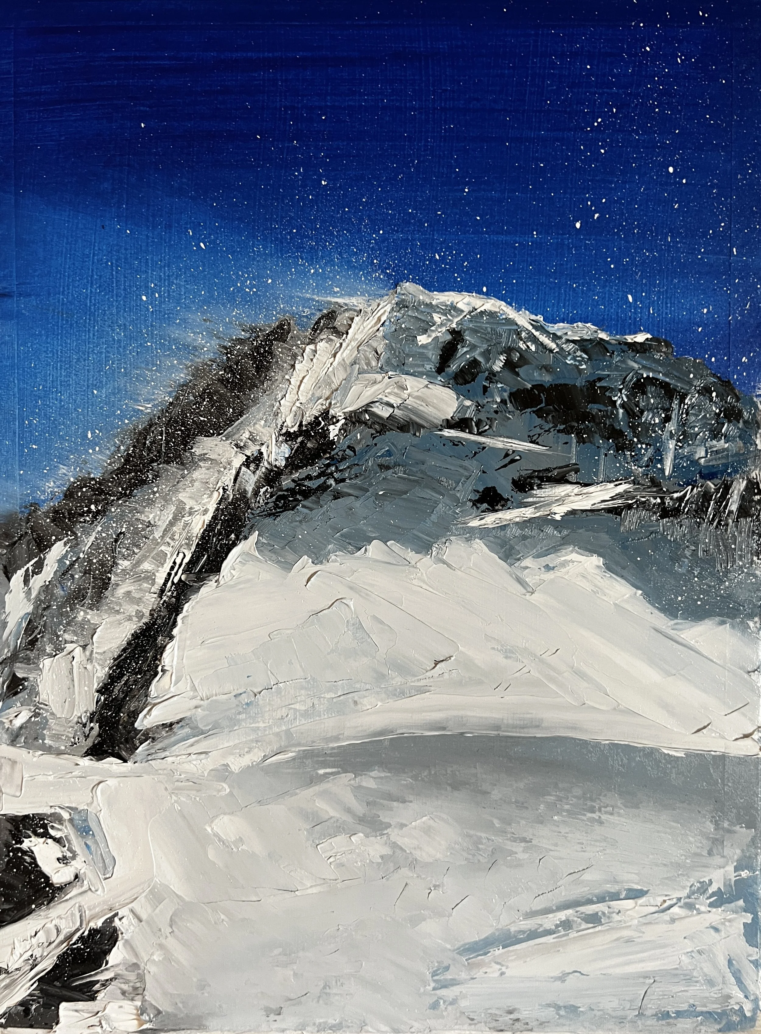Storm over Petit Aiguille Vert