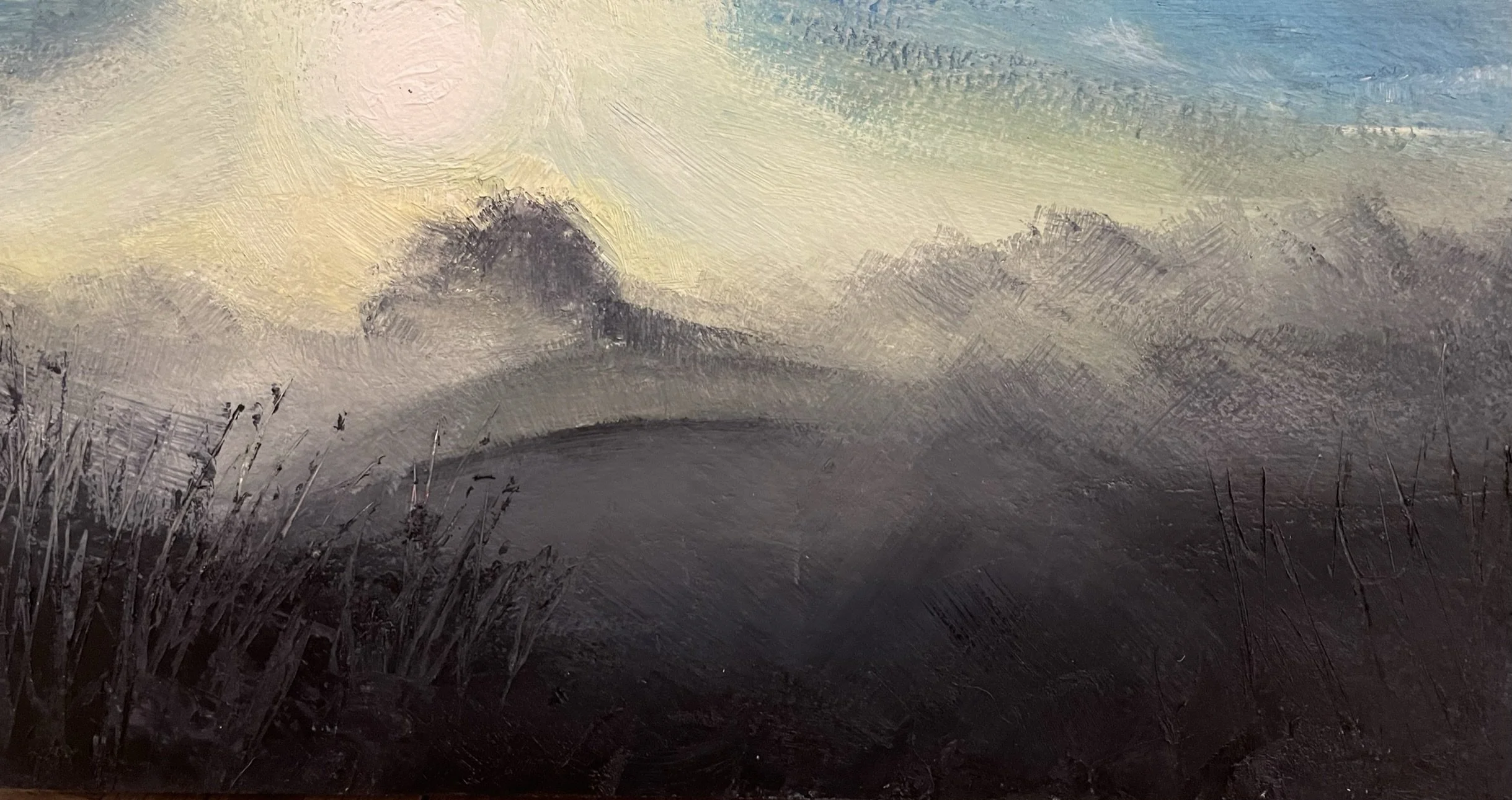 Mist over Minchinhampton Common