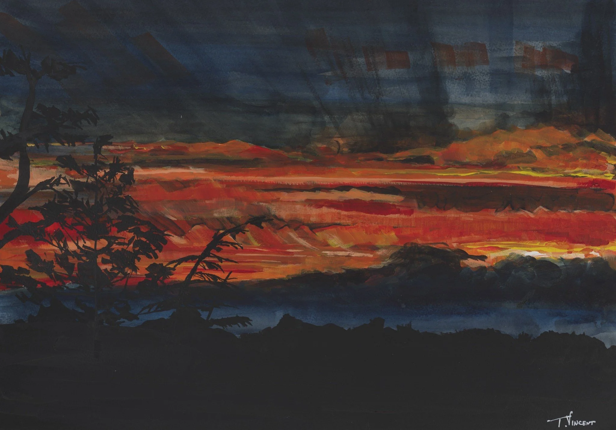 Sunset over Woodchester.jpg