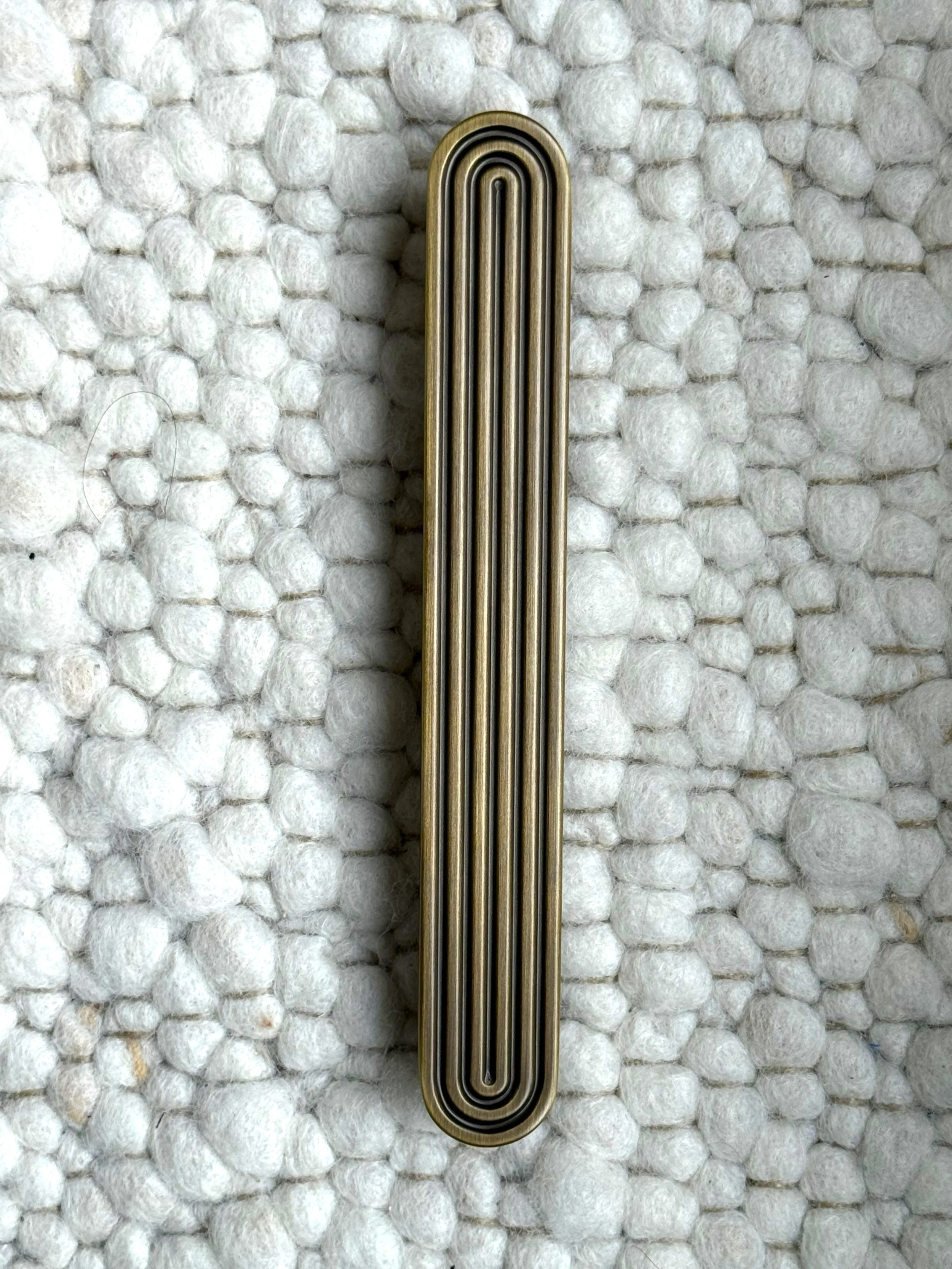 Griff messing lang rund