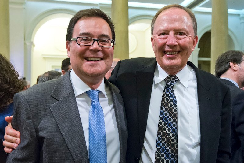 Jordi and David Tilman at Frontiers Awards (2015)