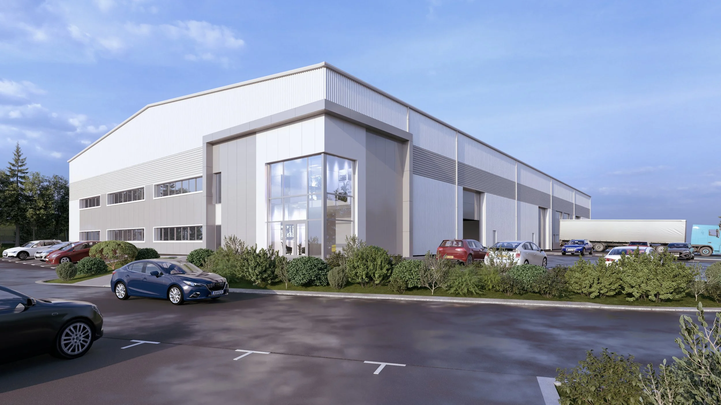 Planning permission received for a new industrial development in Blackburn
