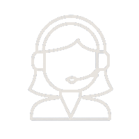 Illustration of a customer service representative with a headset