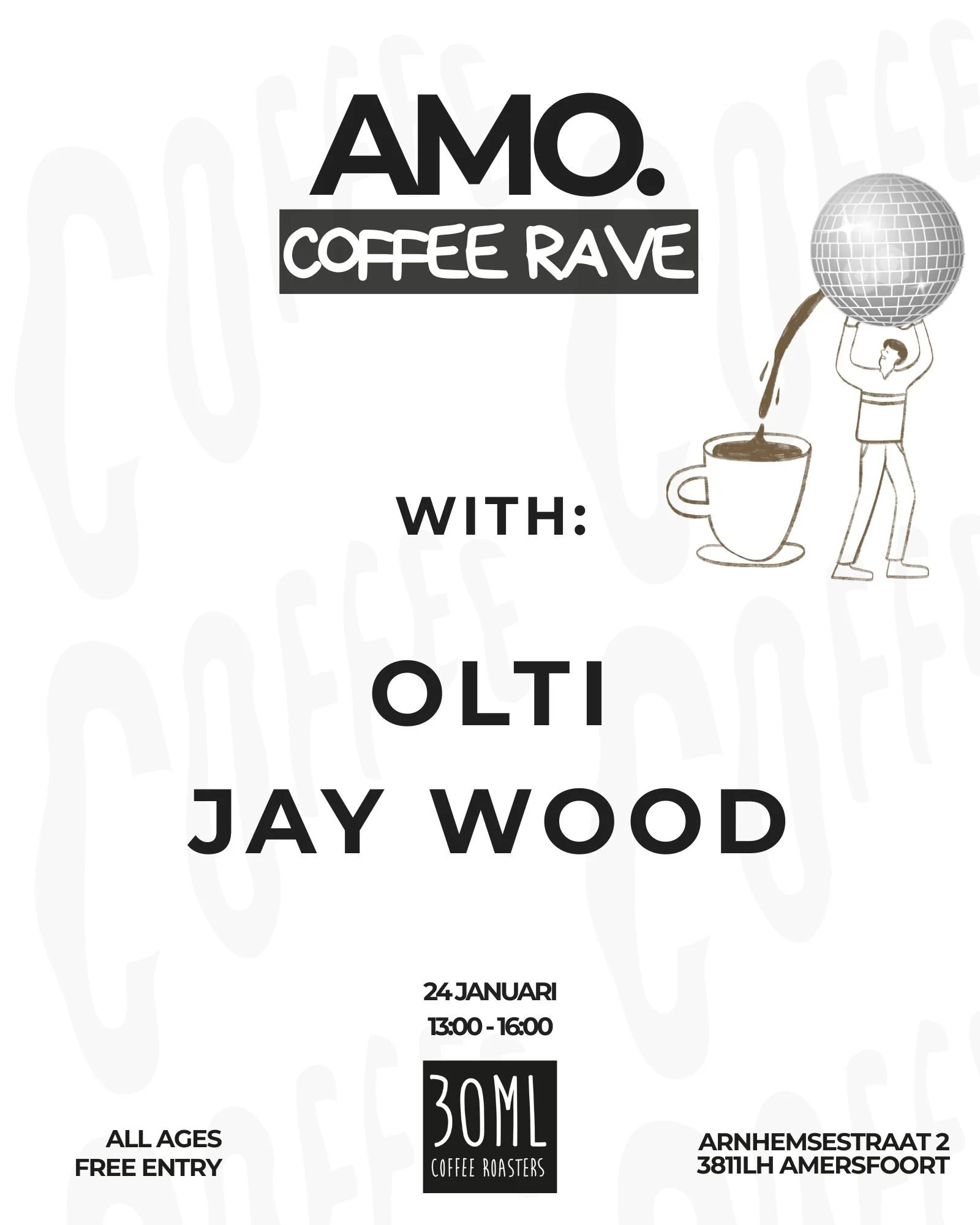 AMO X 30ML Coffee rave 