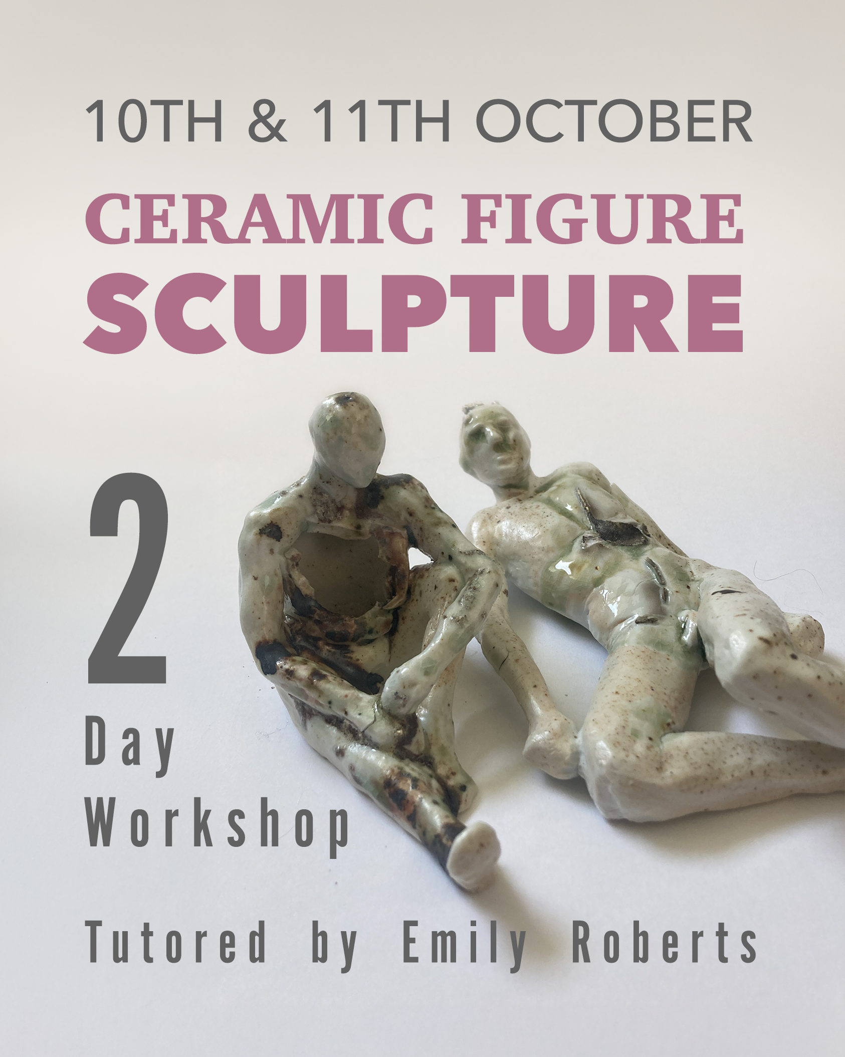 Ceramic Figure Sculpture with Clay