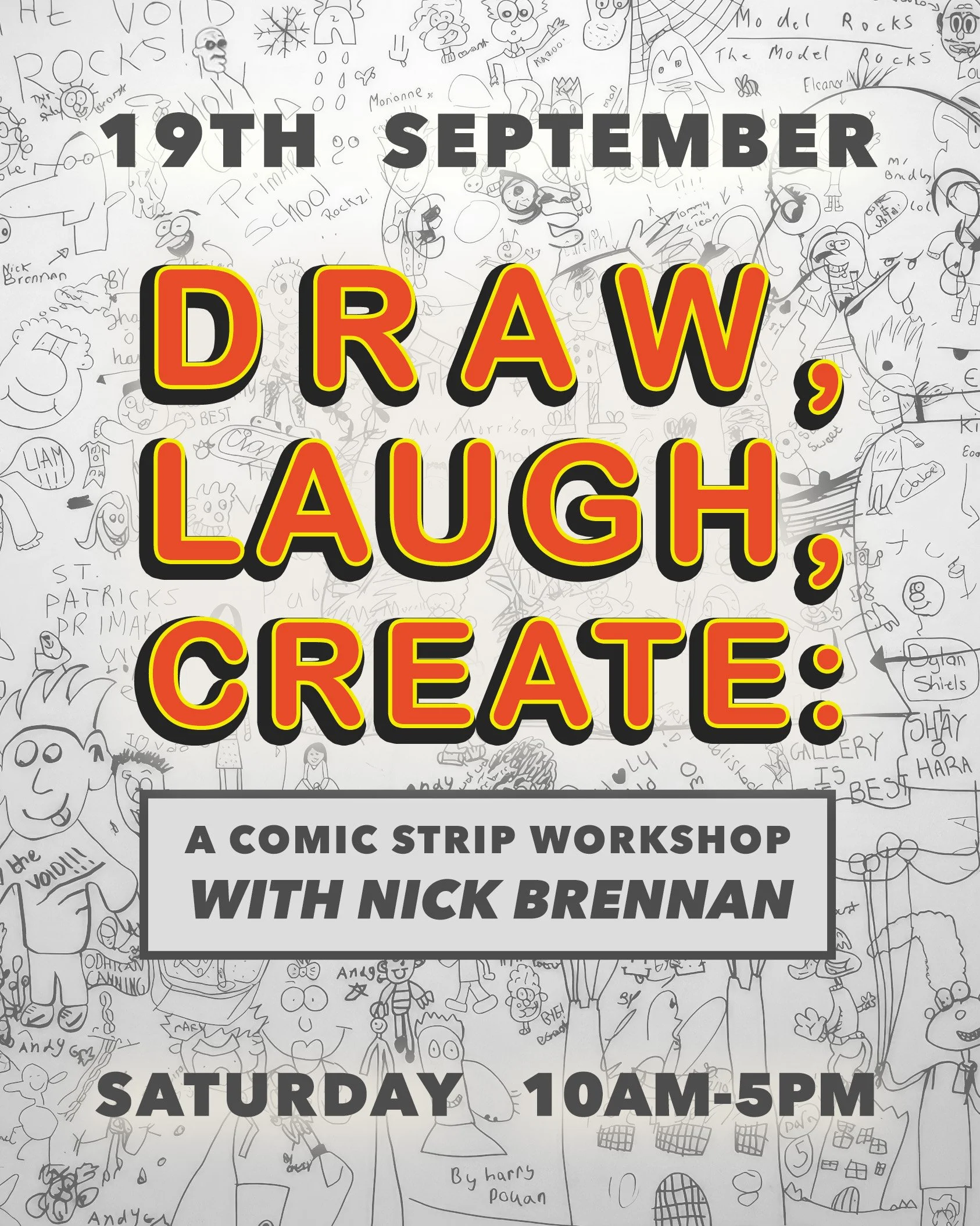 Draw,  Laugh, Create: A Comic Strip Workshop with Nick Brennan