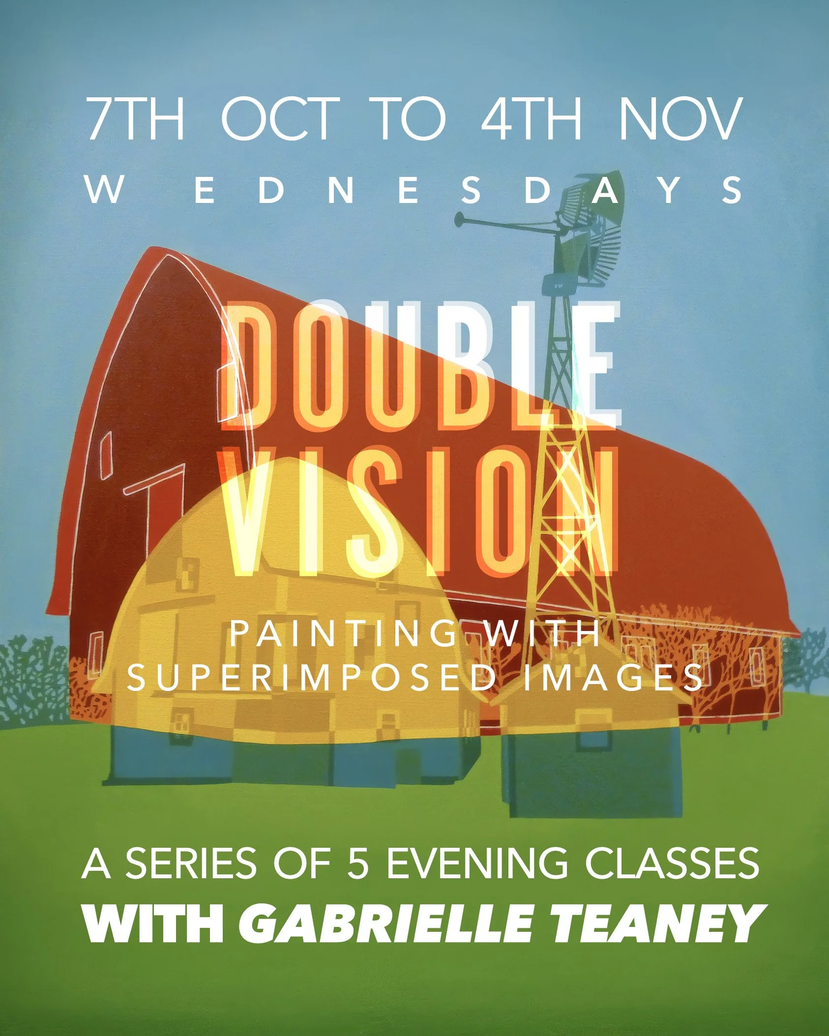 Double Vision: Painting with Superimposed Images