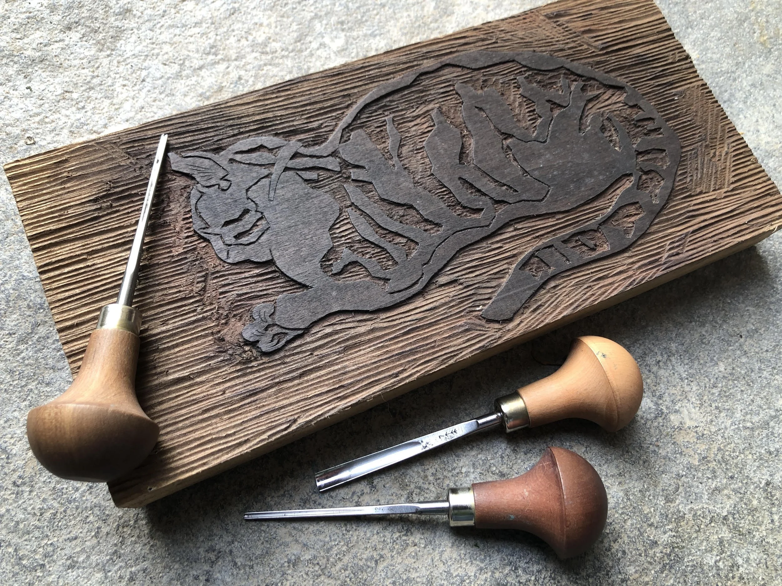 2 day Woodcut Printmaking with Olivia Clifton-Bligh (Summer)