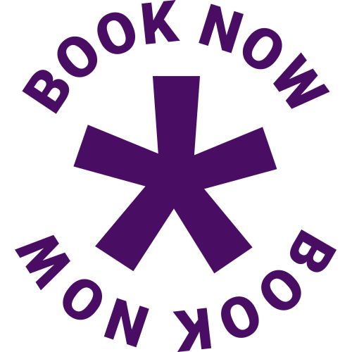 Rotating button that says "Book Now"