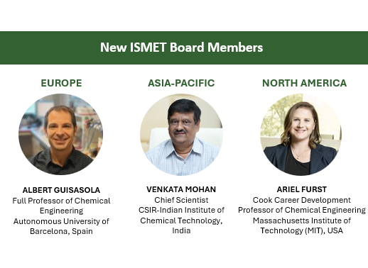 Three new ISMET board members