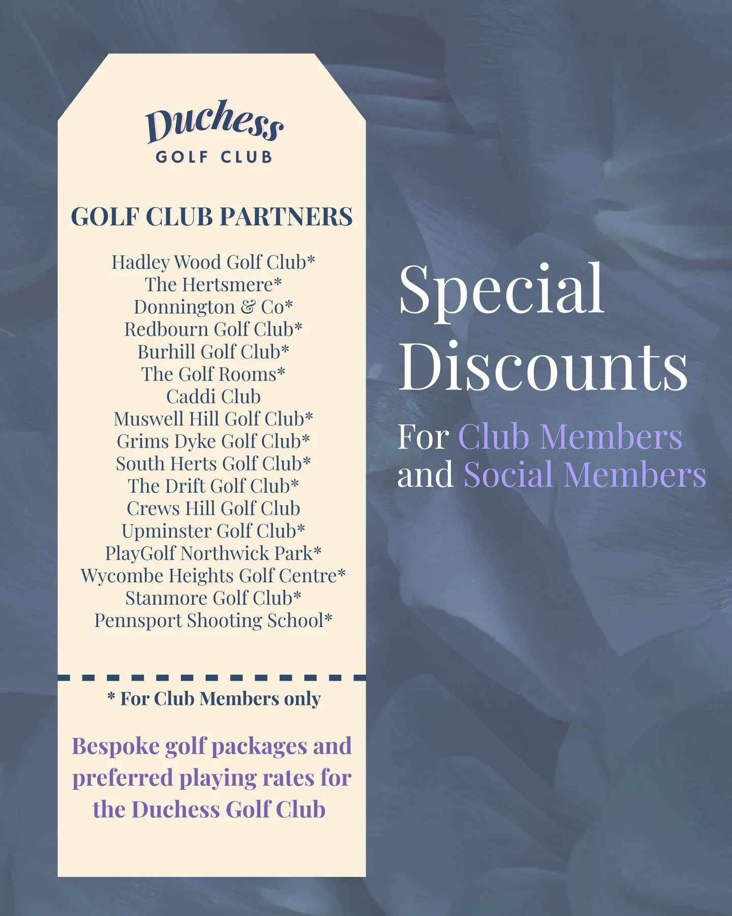 The wait is over. We&rsquo;re proud to officially launch our curated list of golf club, shooting, and hotel partners. 

*Duchess Golf Club memberships and App launching this Sunday 19th April 💌*

This is more than a launch. It&rsquo;s the start of a