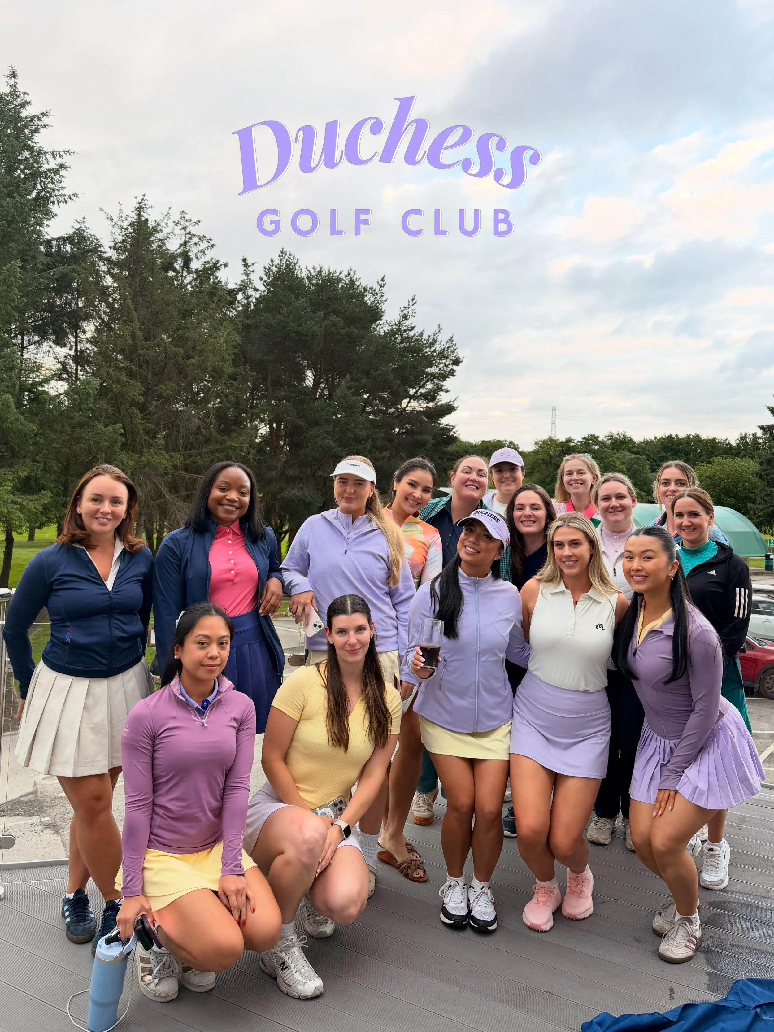💜 Manchester Summer ⛳️💛 The Duchess Golf Club Northern Golf Girls Club is here! 

The most perfect inaugural Northern golf girls event hosted by DGC Northern Representative Ellie 💌 

⛳️ Hazel Grove Golf Club, a beautiful and whimsical venue perfec
