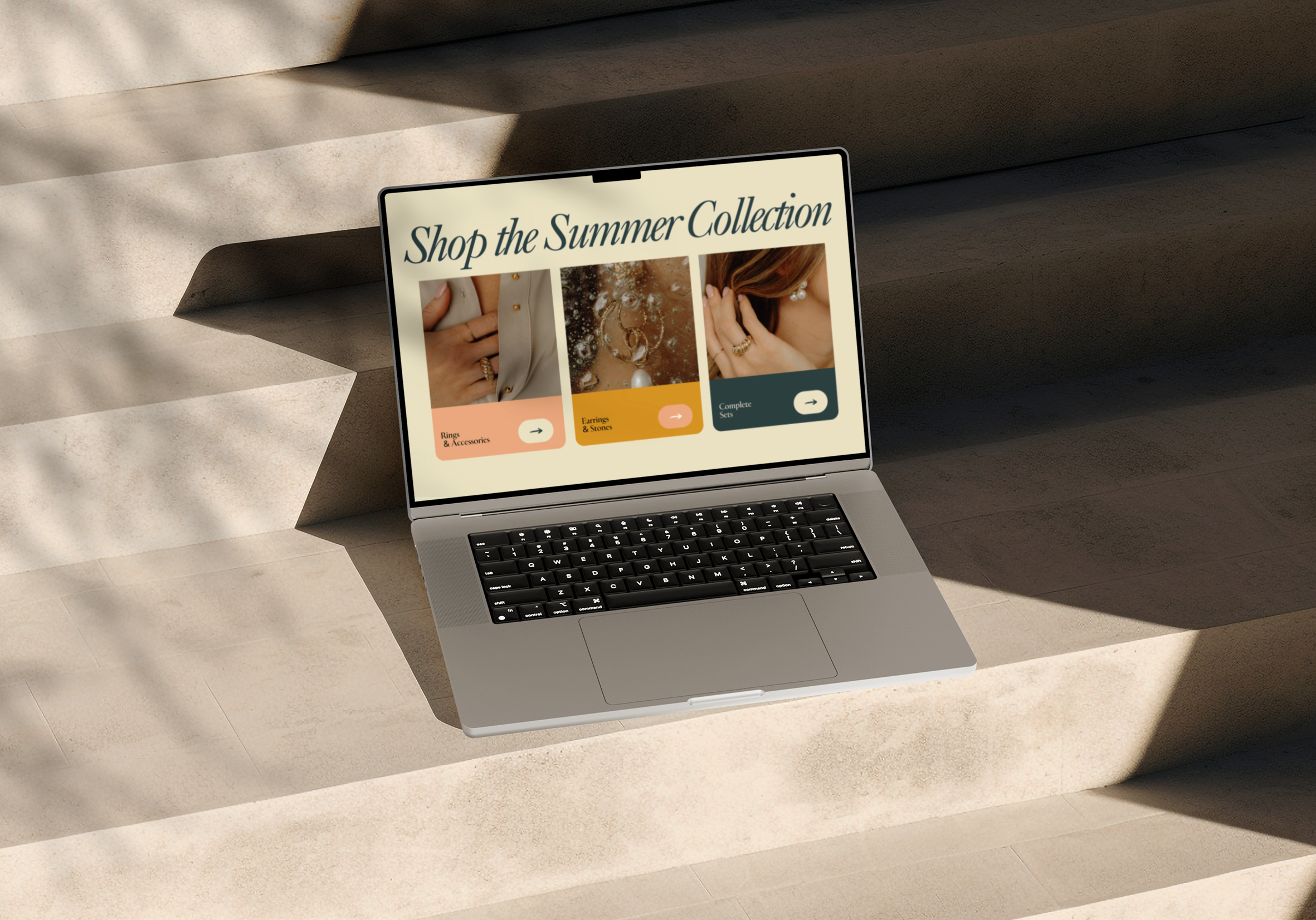 EQ Designs Website and SEO Studios Portfolio. Custom Branding and Custom Shopify Web design and development. Alpenglow Jewelry. Collection Pages ecommerce