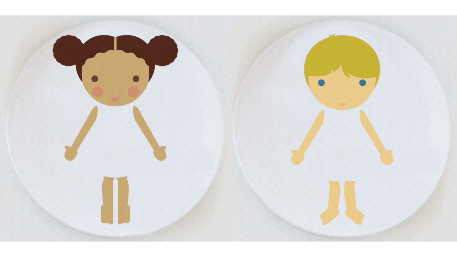 EQ Designs Website and SEO Studios Portfolio. Custom Shopify Web design and development.  Dylbug Customized Children's Plates. Custom Halloween GIF Branding