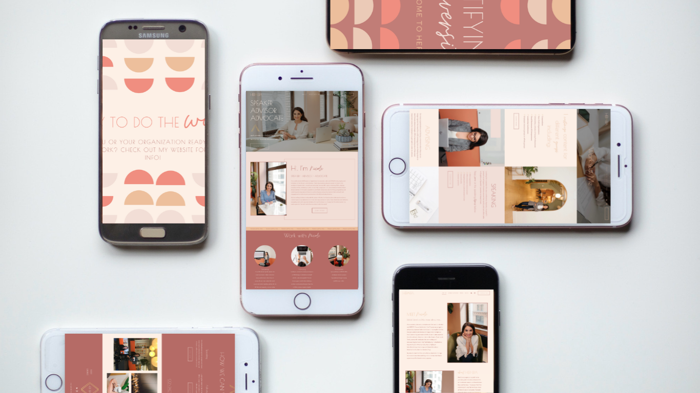 TNQ Studios Portfolio. Custom Squarespace Web Design. Her Era. mobile responsive web deisgn