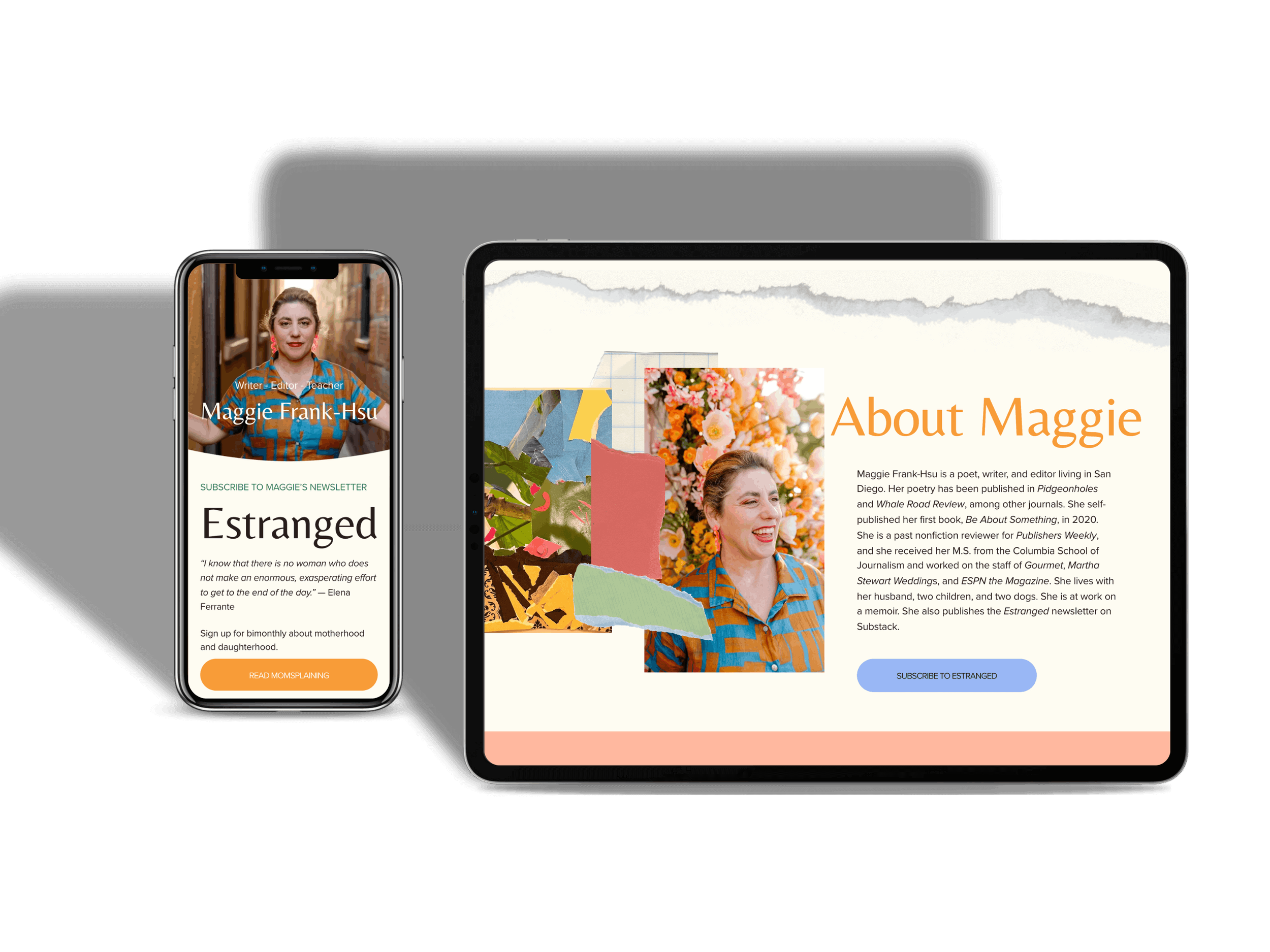 Maggie Frank Hsu Writer Website. EQ Creative Web Designs.png