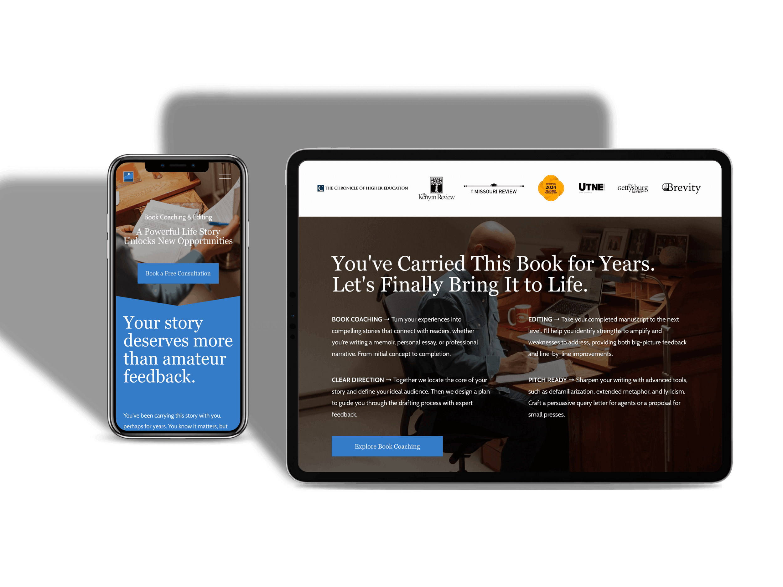 Joshua Dolezal Ariter Website. EQ Creative Web Designs.png
