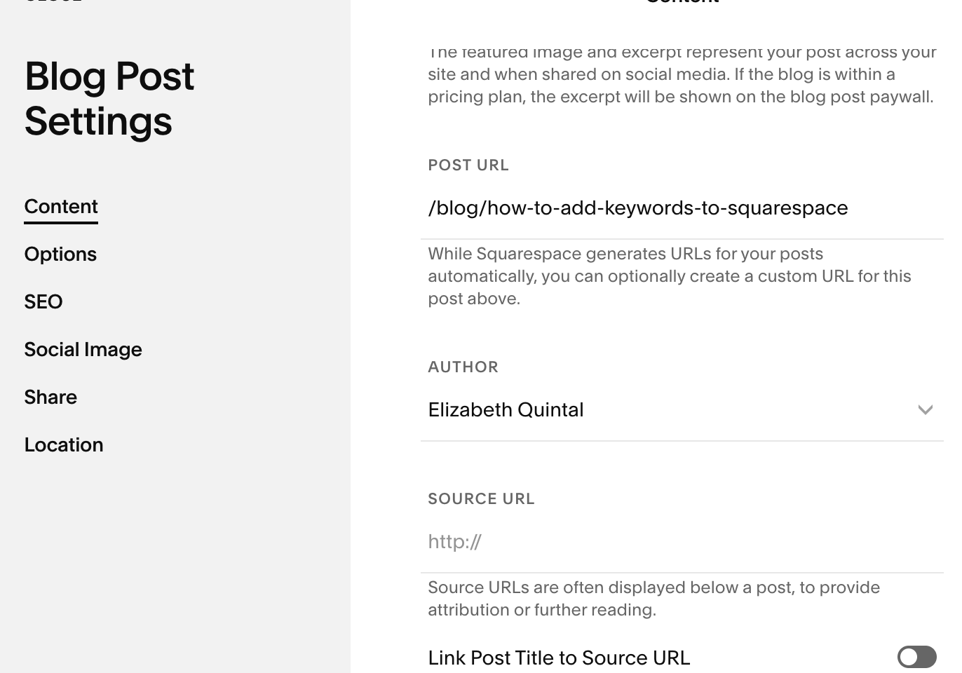 How to Add Keywords to your Squarespace Website