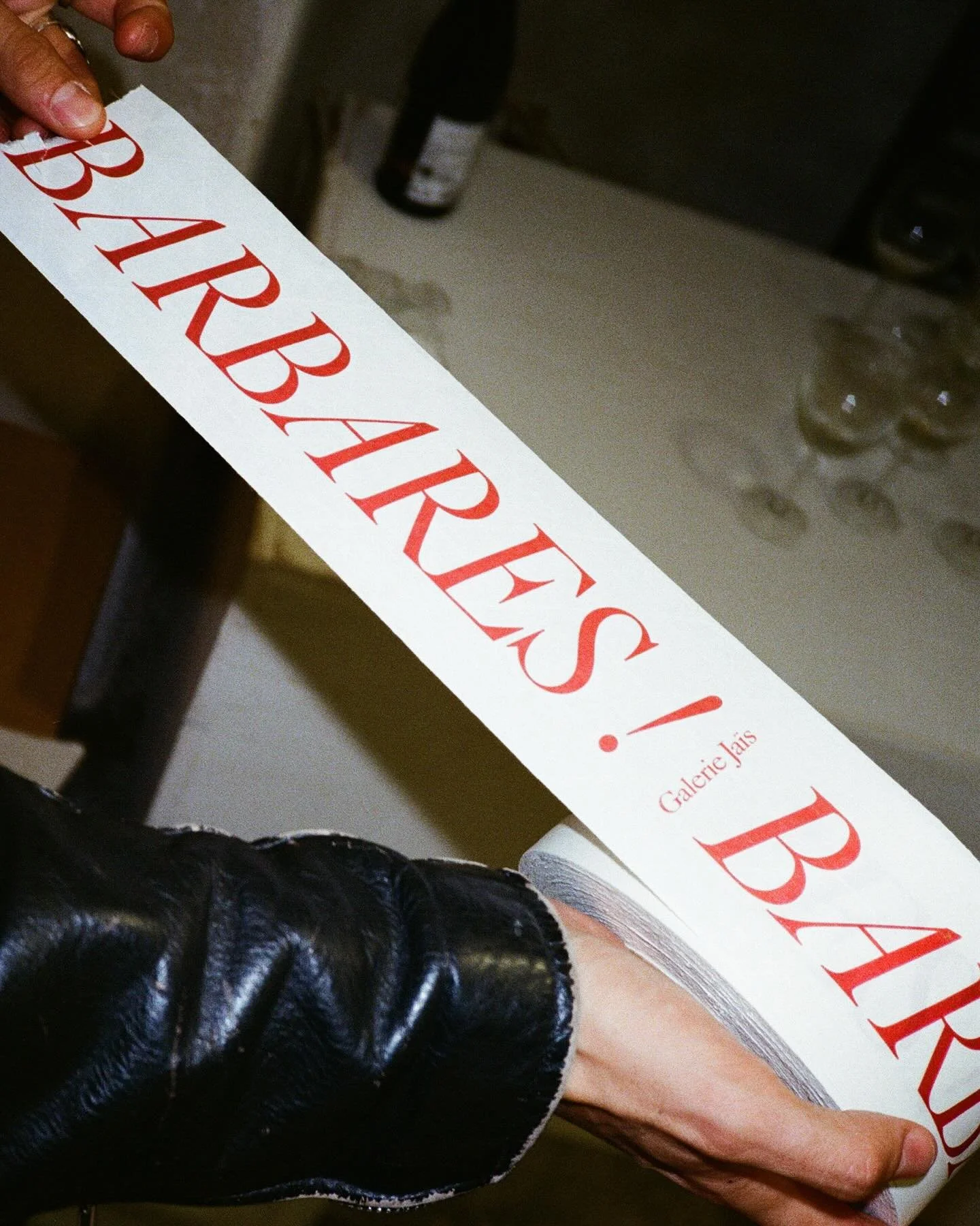 Last week to discover: Barbares! Tracing Fr&eacute;d&eacute;ric de Luca 

The exhibition is open to the public until November 1, 2025
4 rue Visconti, 75006 Paris
Tuesday to Saturday, 10 am &ndash; 7:30 pm

L&rsquo;exposition est d&eacute;sormais ouve